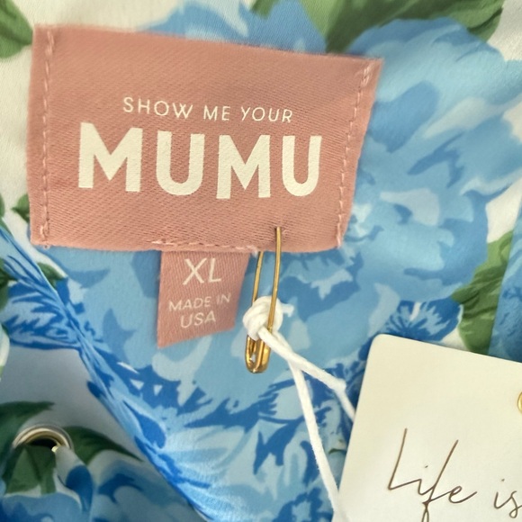 Show Me Your MuMu Blue Floral Maxi Dress - Picture 2 of 2